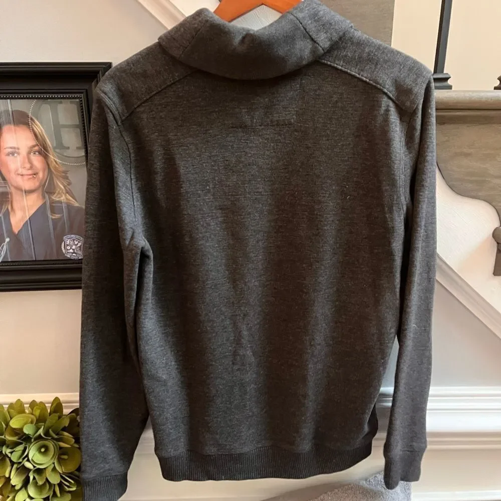 Banana Republic Gray Shaw Collar Sweater sz S NWOT